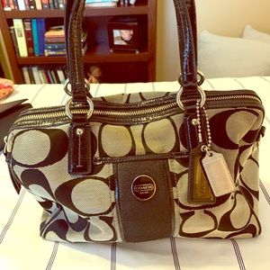 Used Cloth Coach Bag